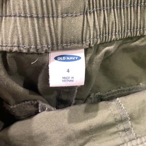 Old Navy Army Green Pull On Chino sz: 4 - Picture 3 of 9